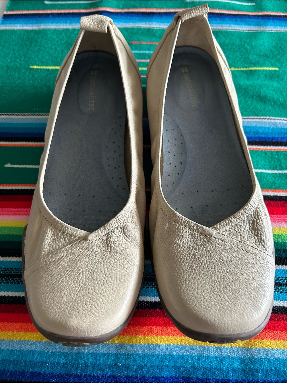 Naturalizer Beige Women's Slip-On Flats